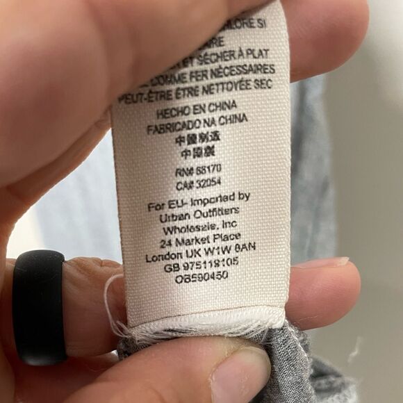 Free People OB590450 Amelia Y-Strap Sleeveless Tank Top in Grey - Picture 9 of 9